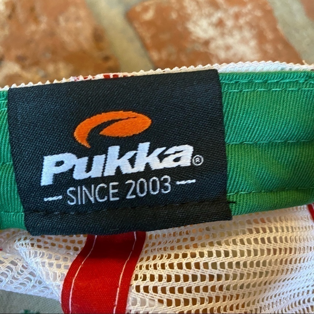 Pukka Green, red & white hat - Picture 8 of 11